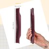 Allegro Combs #70 Wide Tooth Combs Defining Brush Comb 3-Row Wide Tooth For Curly Hair Comb For Women Curly Hair, Hair Stylists Hair Comb 2 Piece (Burgundy)