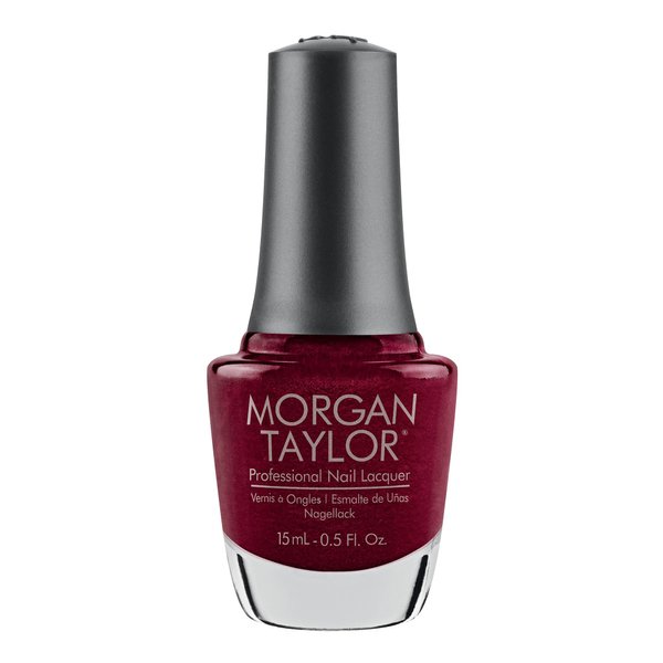 Morgan Taylor Nail Lacquer (A Tale Of Two Nails) Dark Red Nail Polish, Finger Nail Polish, Long Lasting Nail Polish, Red Nail Lacquer, Finger Nail Polishes, 5 ounce