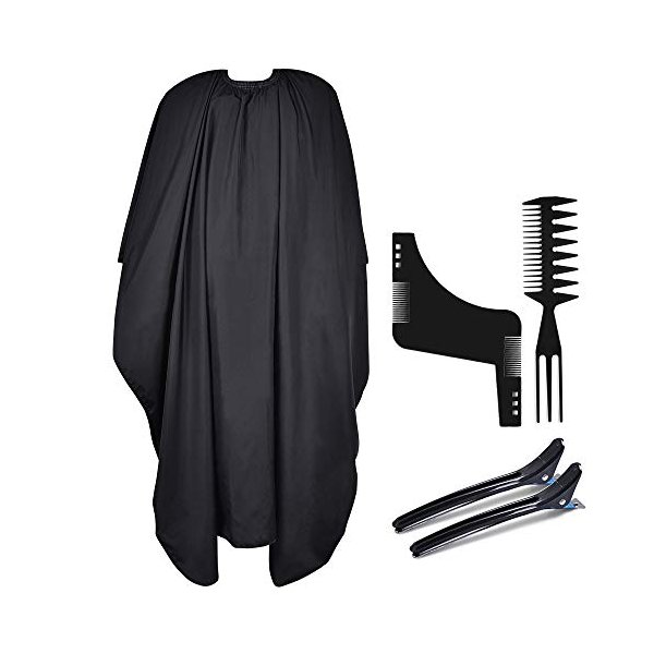 FaHaner Professional Hair Cutting Cape Waterproof Barber Cape for Men