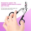 Eye Lash Curler with 6PCS Extra Replacement Strips, Whalrace Superior Curling Effect Eyelash Curlers, Easy & Comfortable to Grip and Use-Gpink