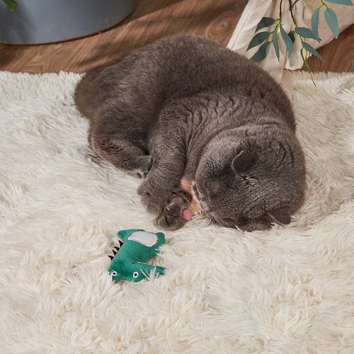 JinRui-T 5PCS Catnip Cat Toys for Cats Catnip Toys for Indoor Cats Soft Plush Chew Pet Cat Toys with Catnip Interactive Cat Teething Chew Toy Catnip Filled for Kittens Kitty (Animal Theme)