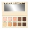 LORAC Unzipped Matte & Glitter Eyeshadow Palette, Gold | Cruelty Free, Gluten Free, Vegan