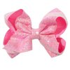 1PCS 8 Inch Big Sequin Hair Bows for Girls Alligator Clips Sparkly Glitter Hair Accessories for Little Teen Toddler Girls Kids (Pink)