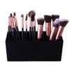 Super Z Outlet Cosmetic Makeup Black Organizer for Lipstick, Eyeliner Brushes, Lip Pencil Display Rack 3 Slot Vanity Top Holder