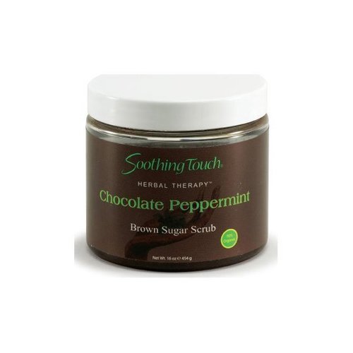 Bulk Saver Pack 8x16 OZ : Soothing Touch Brown Sugar Scrub - Chocolate/Peppermint