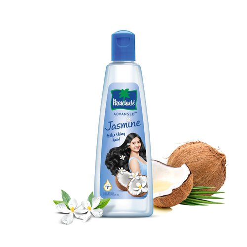 Parachute Advansed Jasmine Enriched Coconut Hair Oil with Vitamin-E | For Scalp Nourishment| Stronger, Softer, Silkier Hair |Non-Sticky | All Hair Types| 6.4 Fl.oz.