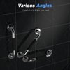 2 Pack 12 Inch Anti-Slip Shower Grab Bars w/Rubber Grip, iMomwee Chrome SUS304 Stainless Steel Bathroom Wall Mount Grab Bar Handle, Safety Balance Handrail, Handicap Elderly Senior Assist Bath Handle