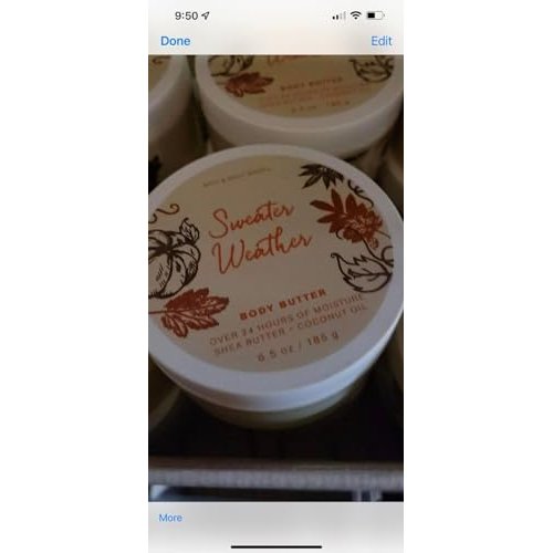 2 SWEATER WEATHER 24 Hr. Moisture Body Butter 6.5 oz Jar