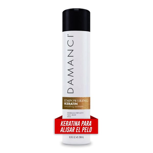 DAMANCI Keratina Para Alisar el Pelo, Mascarilla Para el Cabello, Keratina Brasileña, Keratina Organica, Alisado Brasileño Keratina Permanente, Empowering Keratin Hair Treatment (10 Oz)