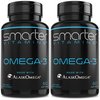 (2 Pack) Smarter Omega 3 Fish Oil, Berry Flavor, Burpless, Tasteless, 2000mg, Potent Triple Strength DHA EPA Brain OMEGA3, Joint & Heart Support, Made with AlaskOmega®