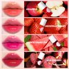 Lip Tint Korean Stain Set, 4 Colors Tinta Para Labios Waterproof Long Lasting Plumping Lip & Cheek Tint Moisturizing Non-sticky Easy Apply Mini Water Lipstick(Apple& Strawberry& Watermelon& Cherry)