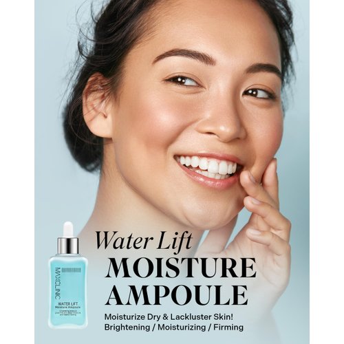 MAXCLINIC Water Lift Moisture Ampoule for Dry Skin | Deeply Hydrating Serum for Face | Fortifying Facial Serum & Ampoule Korean Skin Care | Highly Moisturizing Face Serum (3.38 fl oz)