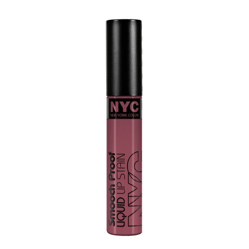 N.Y.C. New York Color Smooch Proof Liquid Lip Stain, On Everyone's Lips, 0.24 Fluid Ounce