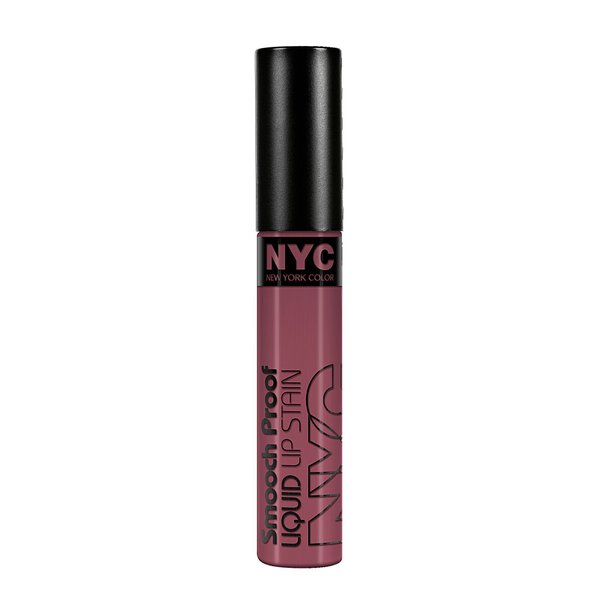 N.Y.C. New York Color Smooch Proof Liquid Lip Stain, On Everyone's Lips, 0.24 Fluid Ounce