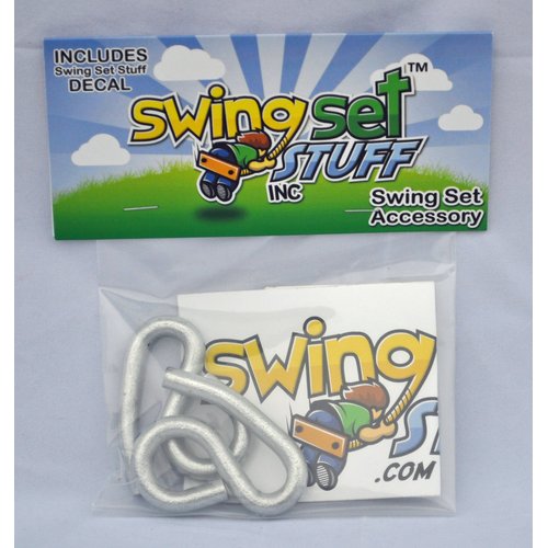 Swing Set Stuff Pelican Hook (Pair) with SSS Logo Sticker
