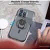 Doflyesky Magnetic Phone Ring Holder with Magsafe, Double Adjustable Gym Finger Ring Grip, Removable Phone Grip, for iPhone, iPad and Smartphones, Compatible with Magnetic Car Mount (Colorful)