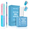 ATOANY Gel Nail Polish Remover 0.5 Fl Oz with Nail File & Nail Polish Scraper, Professional Gel Polish Remover for Nails, Easily & Quickly Remove Nail Polish in 3-5 Minutes, Doesn't Hurt Nails