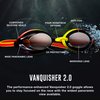 Speedo Unisex-Adult Swim Goggles Mirrored Vanquisher 2.0,Silver