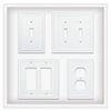 Franklin Brass Classic Beaded (3-Pack) Outlet Covers Pure White 1-Gang Wall Plate Single Duplex Switch Plates Electrical Outlet Covers W35059V-PW-C