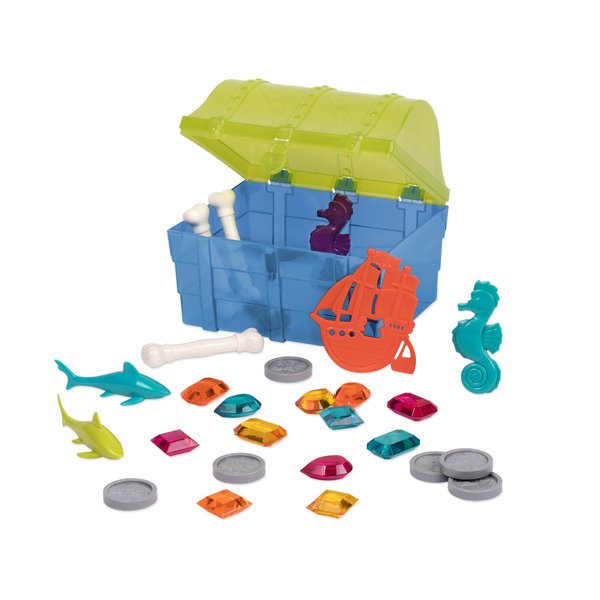 Battat – Diving Game For Kids – Water & Pool Toys – Pirate Treasure Chest – Summer Beach Toys – Pirate Diving Set – 8 Years + (28 Pcs)