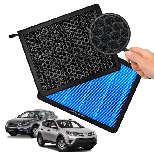 ZEZUT Honeycomb Structured Activated Carbon Cabin Air Filter Replacement for Toyota & Lexus Vehicles (Replacement for CP285/CF10285)