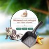 yawpnan Cat Litter Scoop,Kitty Pet Shovel Scoop Reptile Terrarium Bedding Litter Cleaner Scoop For Cat Tortoise Snake,Hole:2.5mm Suitable For Very Fine Cat Litter