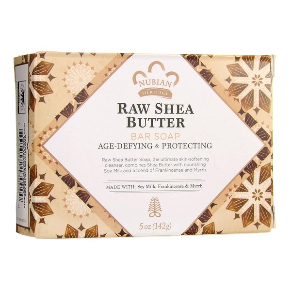 Nubian Heritage Raw Shea Butter Bar Soap 5 Ounce