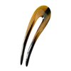 Hair Sticks For Long Hair, Natural Buffalo Horn Hair Smoothing Stick, Hair Stick Pin 5.3 inches, Gift for Mother 1pcs Simple