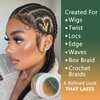 Perfect Tranzitions Braid Gel Strong Hold, Non-Flaking, Easy to Wash Braiding Gel For Braiders, All Hair Styles & Textures Braiding Hair Gel Enriched with Argan & Olive Oils, Vitamin E - 8.8oz