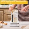 Tyniaide Sourdough Starter Kit, Sourdough Starter Jar 2 Pack (per jar 35 oz) - Glass Sourdough Crock Set. Reusable for DIY Homemade Sourdough Bread