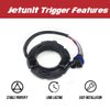jetunit Trigger for Mercury Outboard 96455A18 134-6456-18 96455T18 135 140 Jet 150 XR6 175 200 240 HP 2-Stroke EFI Carb Sportjet Jet Drive Parts