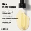 COSRX Pure Vitamin C Serum with Vitamin E & Hyaluronic Acid, Brightening & Hydrating Facial Serum for Fine Lines, Uneven Skin Tone & Dull Skin, 0.7oz/20g, Korean Skincare (Vitamin C 23% Serum)