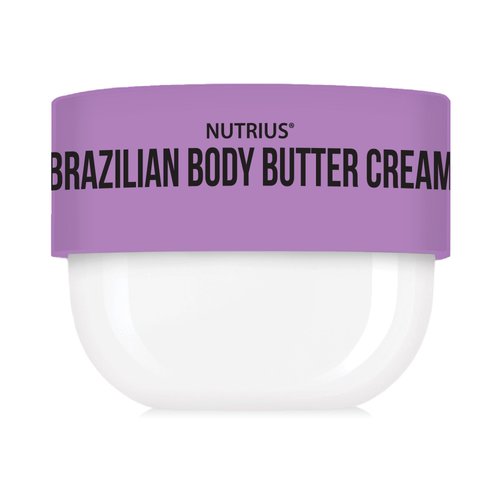 Nutrius Brazilian Body Butter Cream Botanical Bliss - Infused with Exquisite Botanicals for Luxurious Hydration and Nourishment - Unveiling Your Skin's Natural Radiance - 6 FL OZ