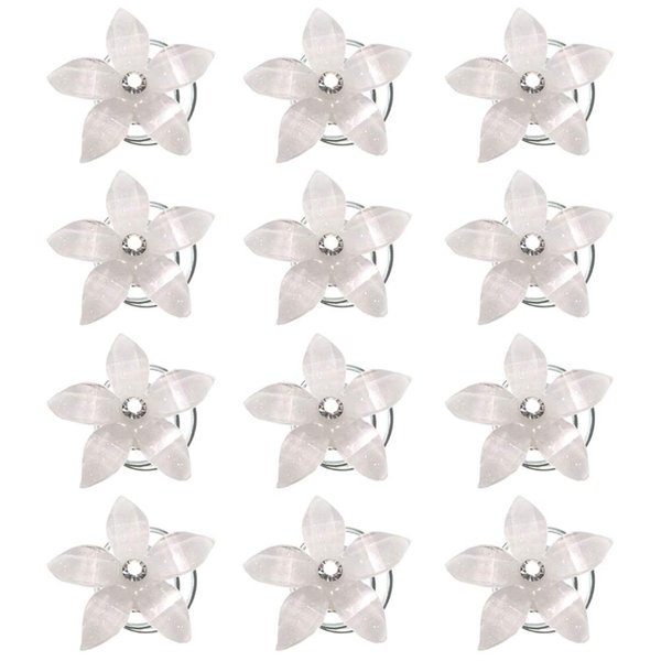 Yantu 10 Pcs Flower Hair Pins for Women Girls Crystal Hair Spirals Pins Twister Coil Clip Accessories