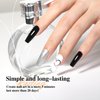 SHOYUM 2 Pcs 15ml No Wipe Gel Top Coat and Base Coat Set - Shine Finish and Long Lasting, Soak Off LED Nail Lamp Gel Base Top Coat Finish Nail Art Design Manicure Gifts for Women
