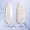 BURANO White Pearl Gel Nail Polish, Mermaid Glitter Gel Polish Drawing Gel Nail Polish, Shell Thread Nail Gel Shimmer UV LED Gel for Home DIY & Salon Professional Using LW3