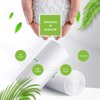 180 Counts 2 Gallon (1.8-2 Gal) Small Trash Bags Garbage Bags by RayPard, fit 1.6,1.8,2,2.2 Gal Waste Basket, 6.5-7 Liter Strong Trash Can Liners for Home Office Kitchen Bathroom Bedroom, Clear