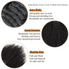 Yacurcur Afro Kinky Curly Clip in Hair Extensions Human Hair 4C Hair Clip in Extensions 8pcs 120g/set 10A Brazilian Virgin Natural Hair Clip Ins for Black Women Natural Black Color 16 Inch