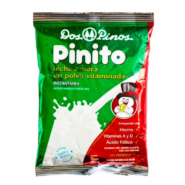 Dos Pinos, Pinito Instant Powdered Whole Milk, 800 gr (28.2 oz), from Costa Rica