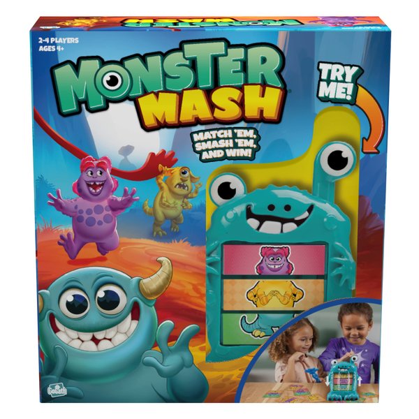 Goliath Monster Mash Game - Fast-Paced Card Game - Be First to Smash The Matching Monster Card, 2-4 Players, Ages 4 and Up