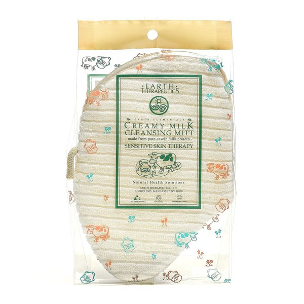Earth Therapeutics Creamy Milk Cleansing Mitt