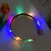 Jeffan 1PCS Light Up Headbands LED Flash Glowing Hair Band Laser Hair Hoop Tiara Luminous Headbands Party Costume Hair Accessories for Women and Girls