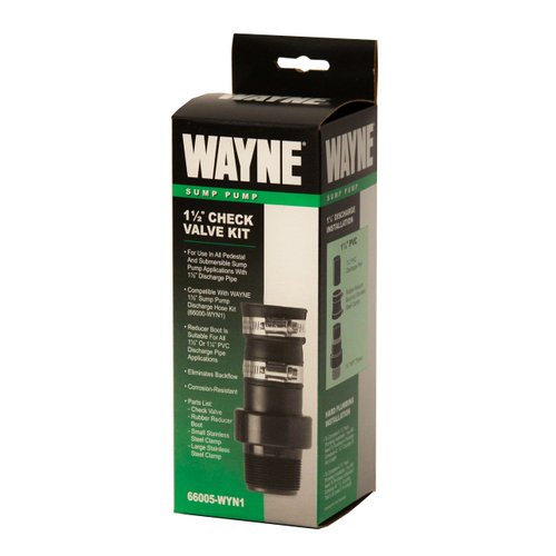 Wayne Pumps 66005-Wyn Check Valve, PVC