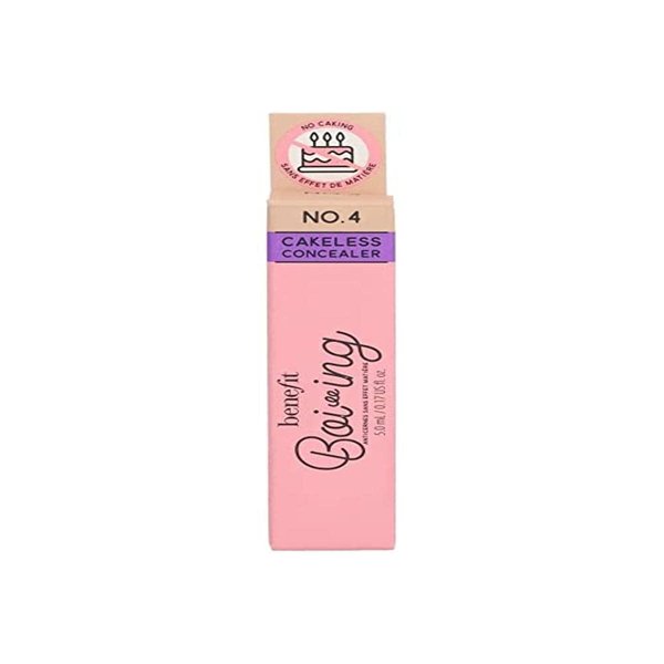 Benefit Cosmetics Boi-ing Cakeless Full Coverage Waterproof Liquid Concealer Shade 4 Can't Stop