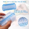 ROLECK 4 Pcs Nail brush Two Sided,Nail brush for cleaning fingernails Men Women,Nail brushes for Toes,Easy use fingernail brush,Nail scrubber brush for Travel,Nail cleaning brush Kids