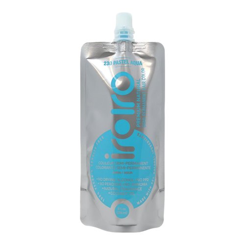 IROIRO Premium Natural Semi-Permanent Hair Color 230 Pastel Aqua (8oz)