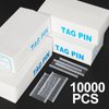 1 inch Standard Tagging Gun Fasteners, 10000PCS Clothing Standard Label Gun Price Tagging Barbs, Plastic Garment Tag Gun Refills, Clothing Tag Gun Attachments for All Standard Price Tag Guns (1")