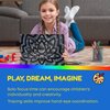 Hygloss Products Fun, Black Matte Scratch Art Set for Kids, Kit Includes 50 Silver Holographic Papers, 8.5 x 11 Inches and 10 Wooden Stylus Sticks