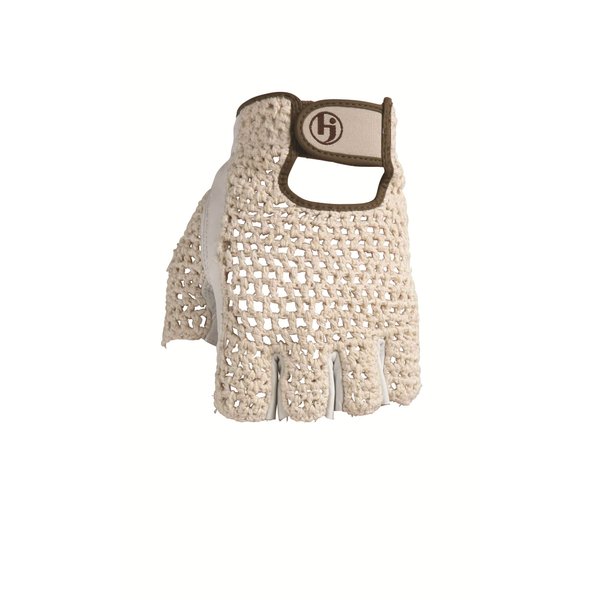 HJ Glove Men's Snow White Original Half Finger Golf Glove
