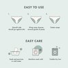 Rael Reusable Pads Menstrual, Organic Cotton Cover Pads - Postpartum Essential, Regular Absorbency, Thin Cloth Pads, Leak Free, Washing Machine Safe, Menstrual Pads with Wings (3 Count, Regular)